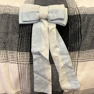 Loveshackfancy Hair Bow Blue NWOT